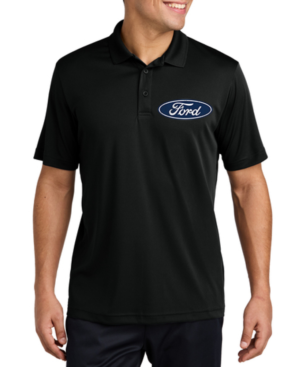 Classic Blue Ford Logo Emblem Cars and Trucks Men's Polo Shirts - Picture 3 of 17