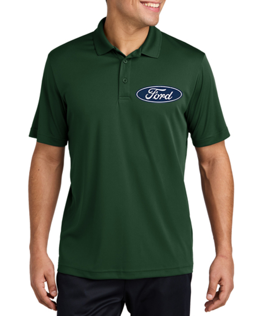 Classic Blue Ford Logo Emblem Cars and Trucks Men's Polo Shirts - Picture 4 of 17
