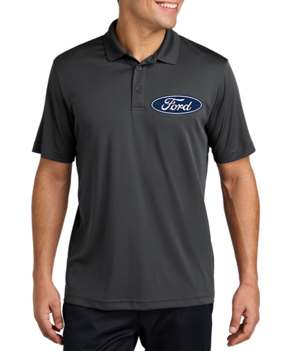 Classic Blue Ford Logo Emblem Cars and Trucks Men's Polo Shirts - Picture 16 of 17