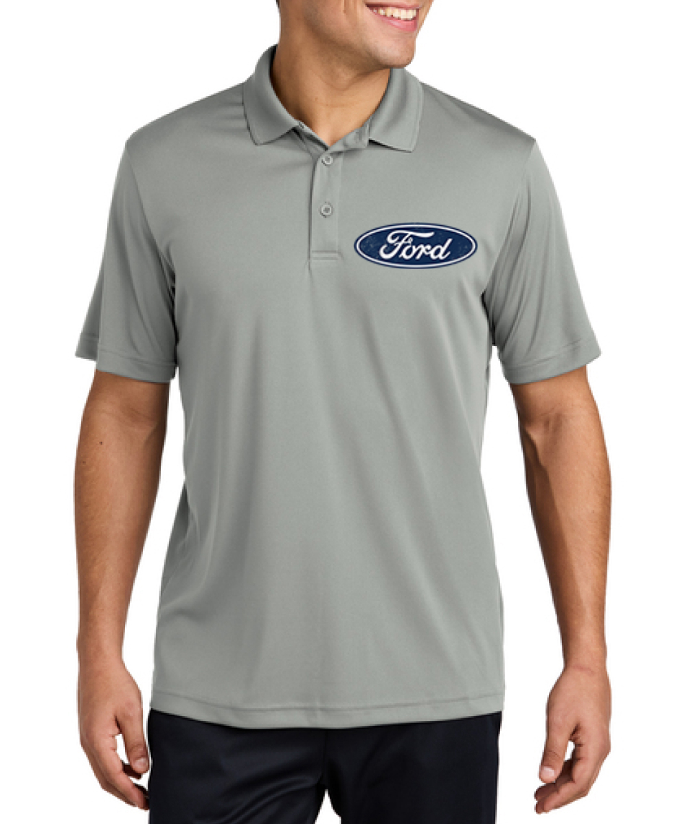 Classic Blue Ford Logo Emblem Cars and Trucks Men's Polo Shirts - Picture 12 of 17