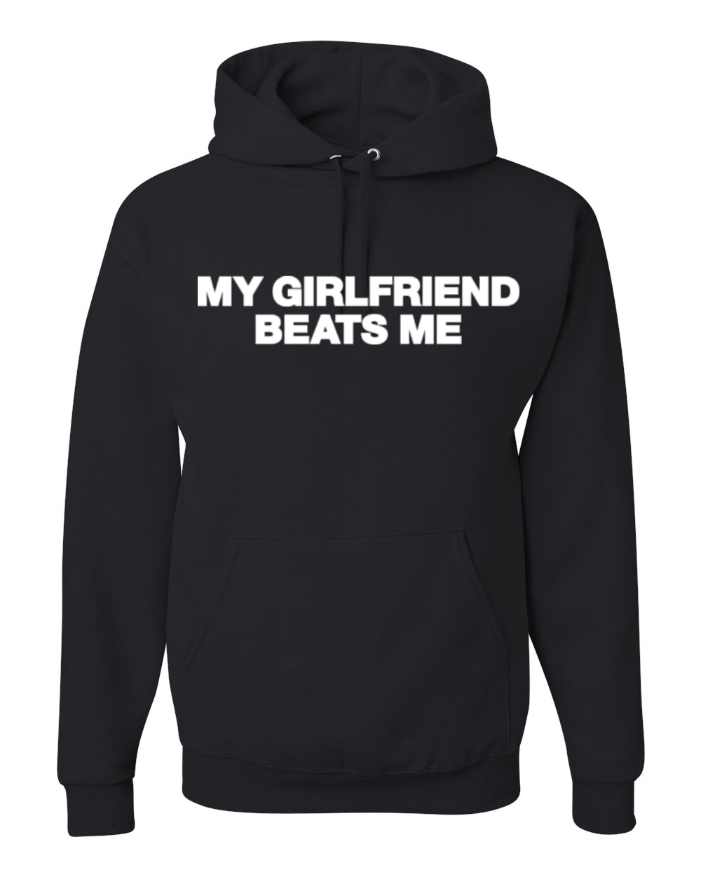 My Girlfriend Beats Me Funny Husband Wife Unisex Hoodie Sweatshirt - Picture 3 of 27
