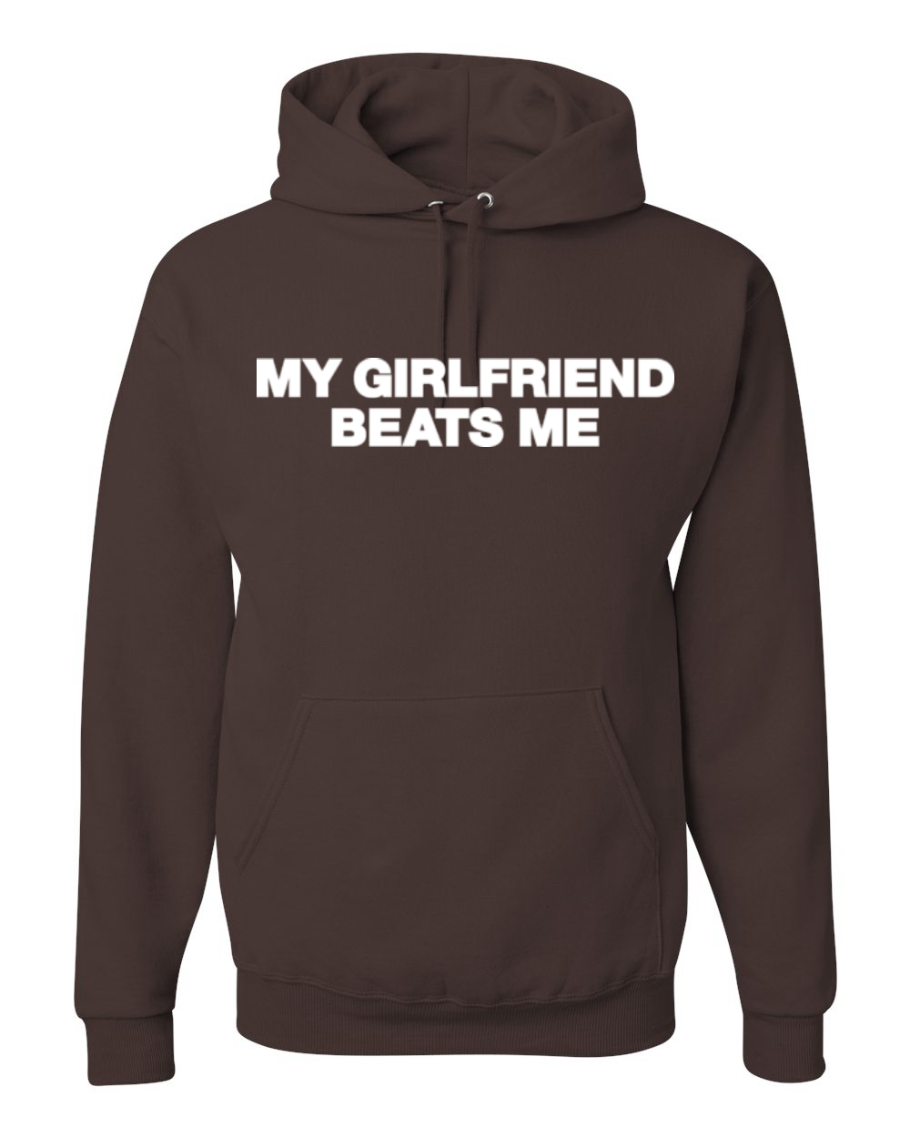 My Girlfriend Beats Me Funny Husband Wife Unisex Hoodie Sweatshirt - Picture 21 of 27