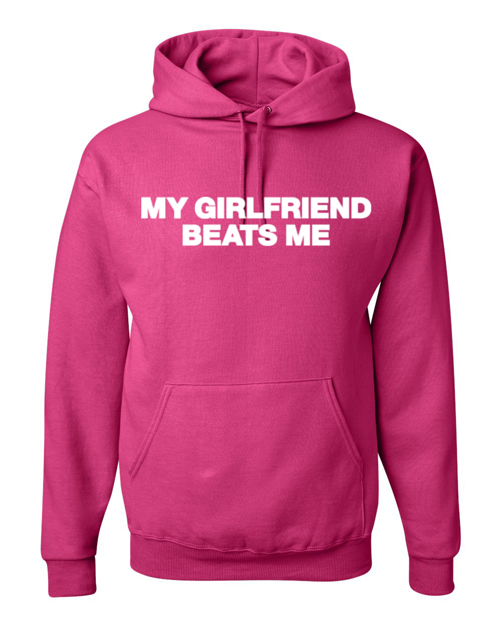 My Girlfriend Beats Me Funny Husband Wife Unisex Hoodie Sweatshirt - Picture 6 of 27