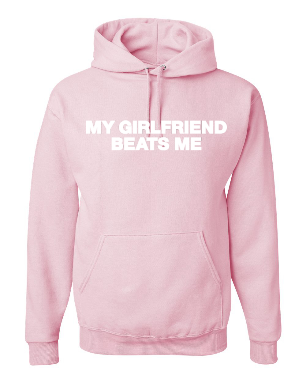 My Girlfriend Beats Me Funny Husband Wife Unisex Hoodie Sweatshirt - Picture 10 of 27