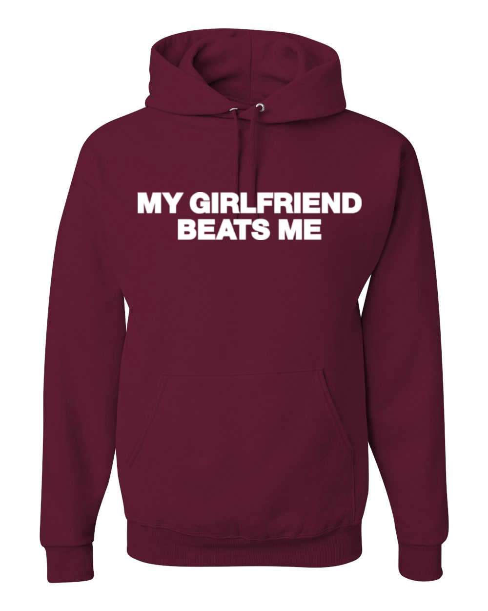 My Girlfriend Beats Me Funny Husband Wife Unisex Hoodie Sweatshirt - Picture 11 of 27