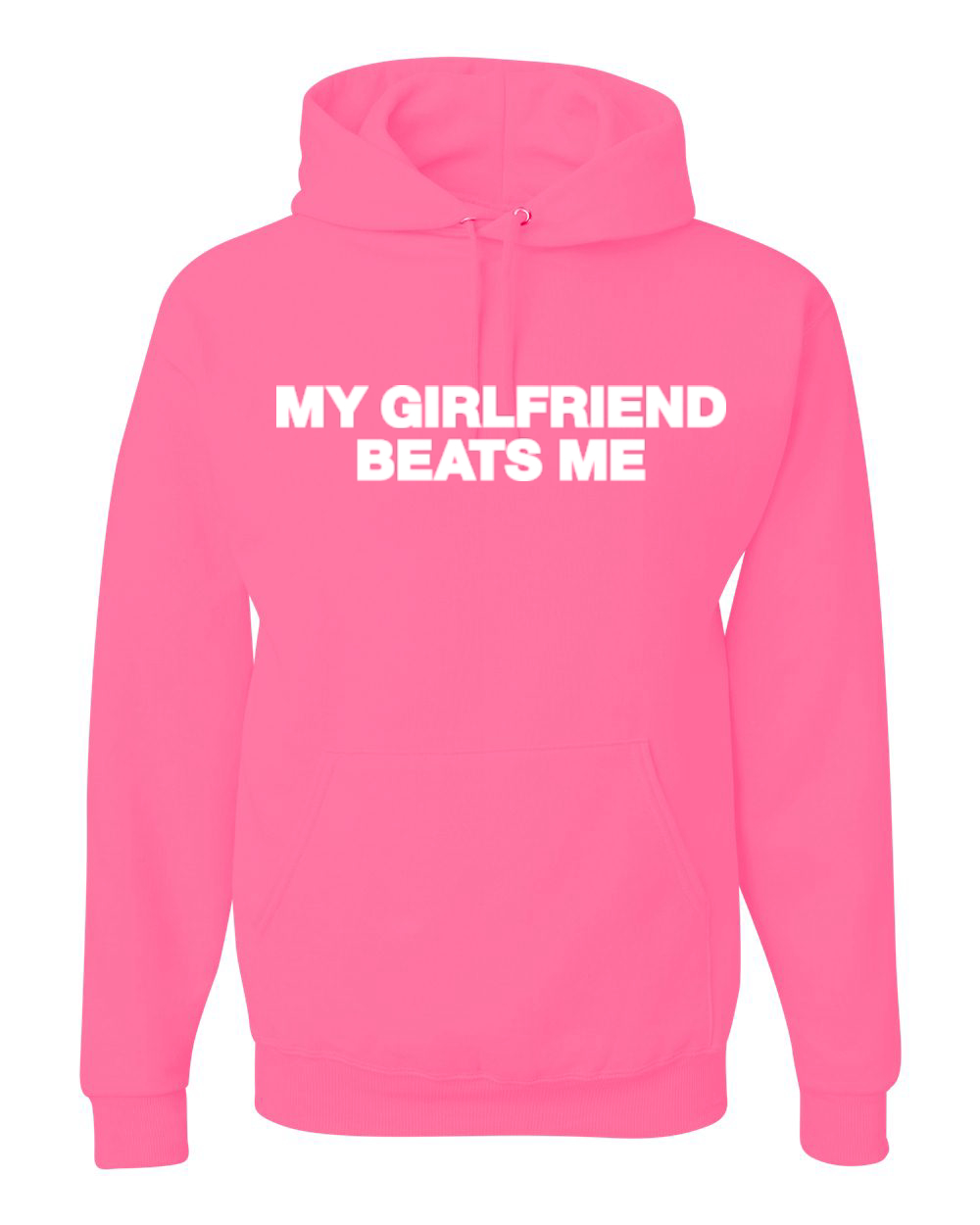 My Girlfriend Beats Me Funny Husband Wife Unisex Hoodie Sweatshirt - Picture 13 of 27
