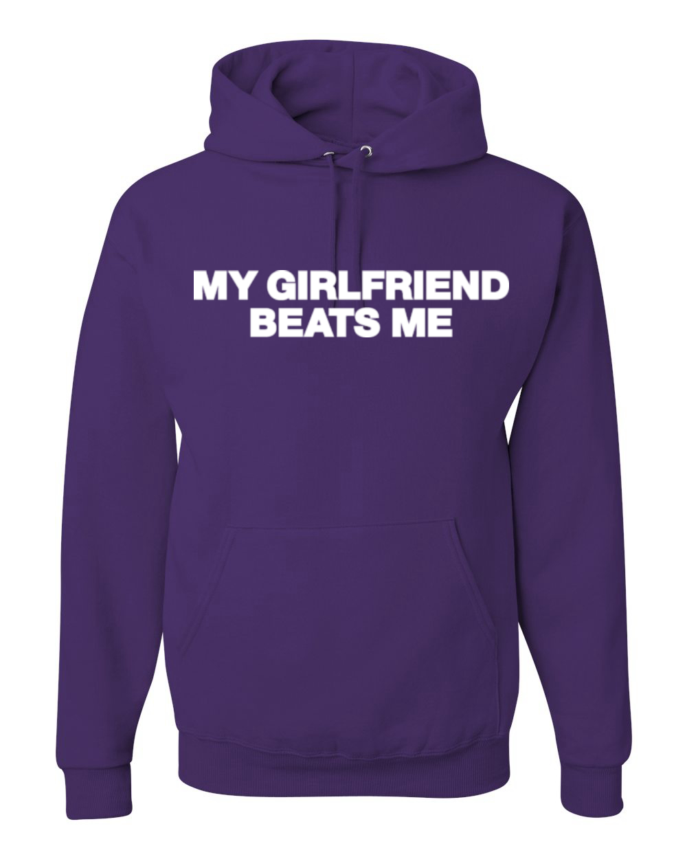 My Girlfriend Beats Me Funny Husband Wife Unisex Hoodie Sweatshirt - Picture 15 of 27