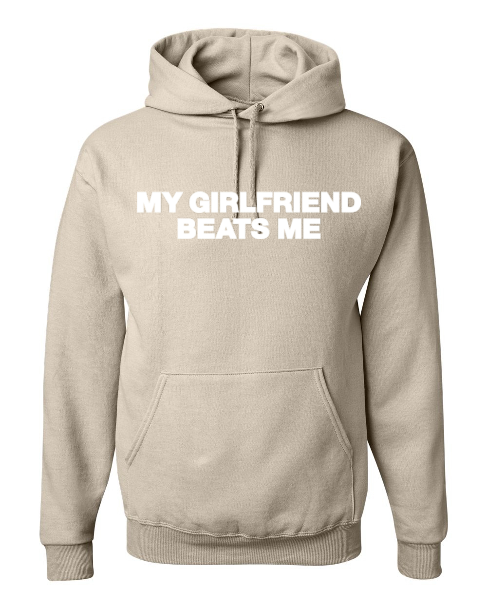My Girlfriend Beats Me Funny Husband Wife Unisex Hoodie Sweatshirt - Picture 25 of 27