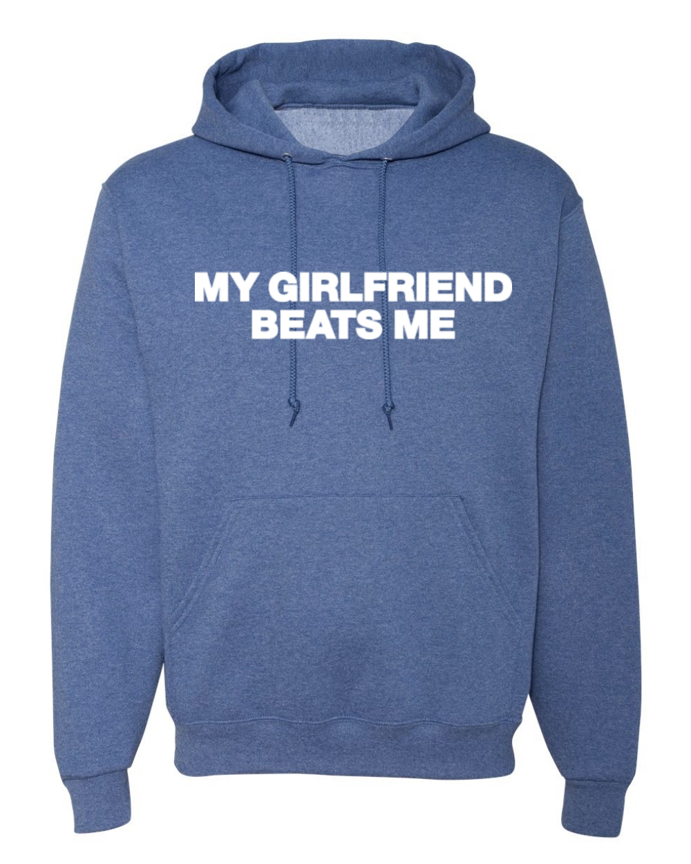 My Girlfriend Beats Me Funny Husband Wife Unisex Hoodie Sweatshirt - Picture 18 of 27