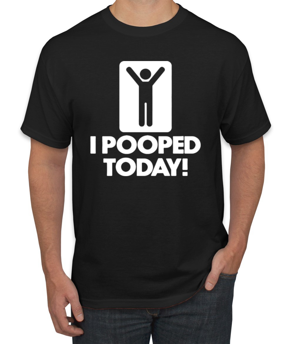 I Pooped Today Funny Poop Joke Classic Men’s T-Shirt