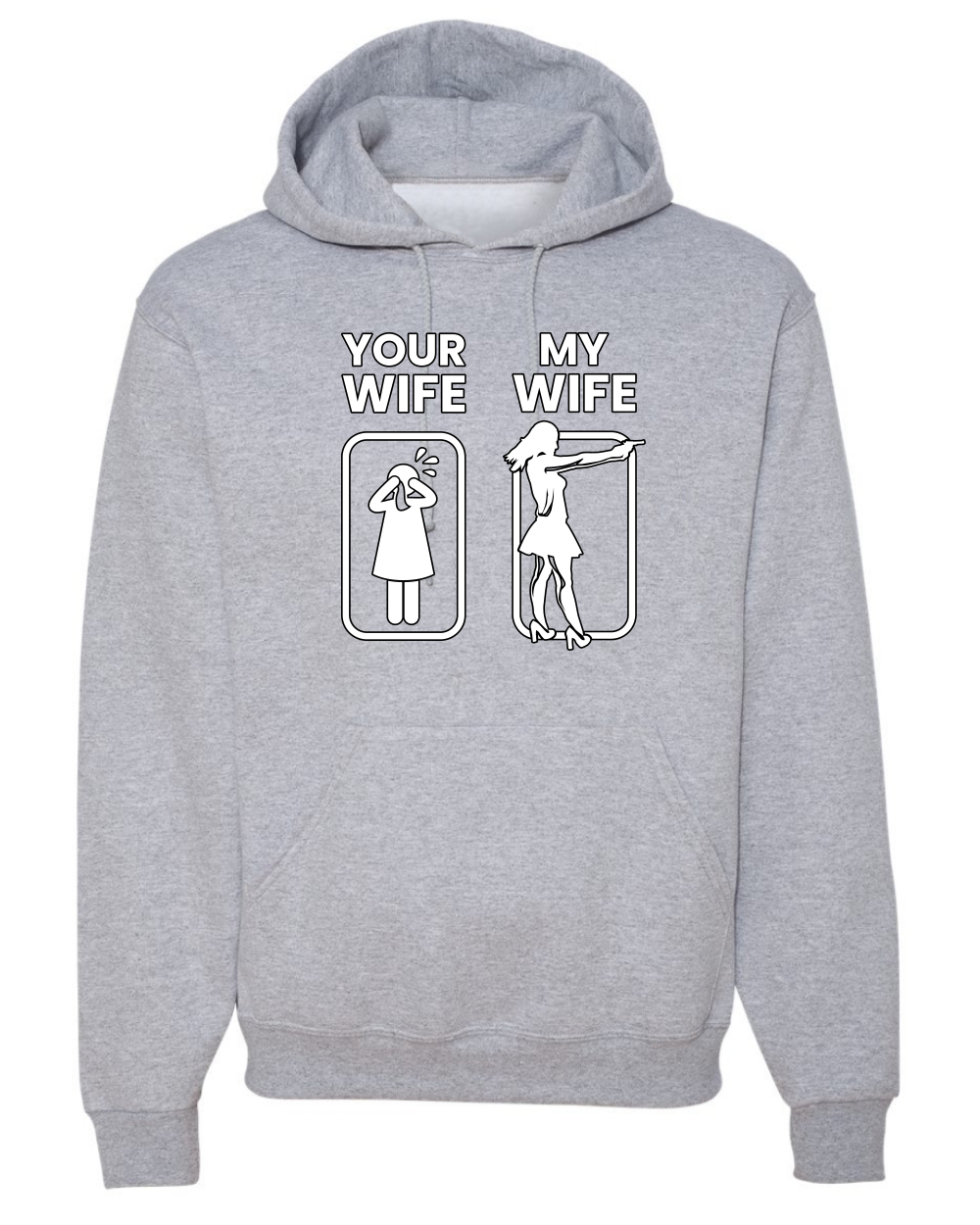 Your Wife VS My Wife Funny Super Hero Unisex Sudadera con Capucha Sudadera - Imagen 8 de 27
