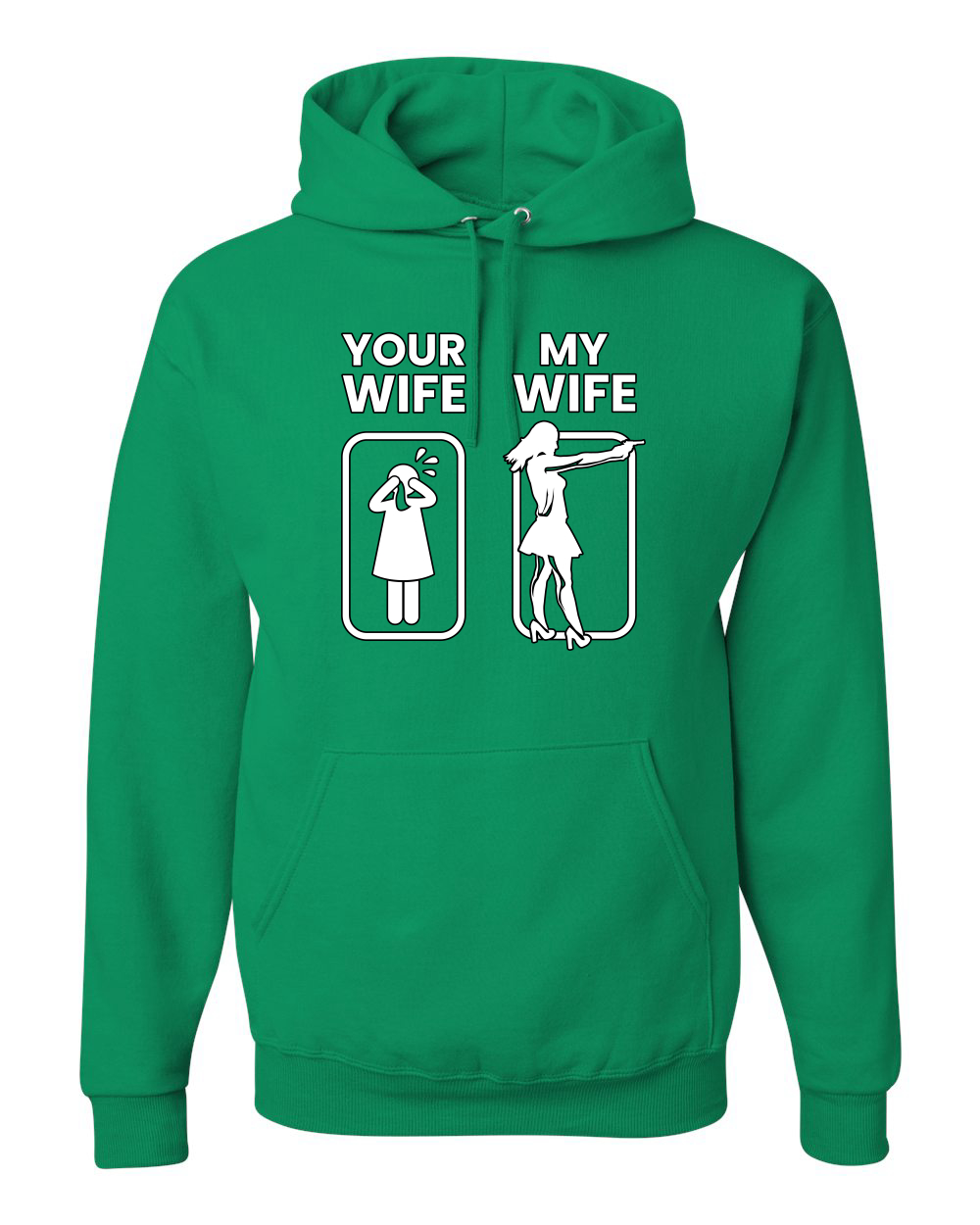 Your Wife VS My Wife Funny Super Hero Unisex Sudadera con Capucha Sudadera - Imagen 9 de 27