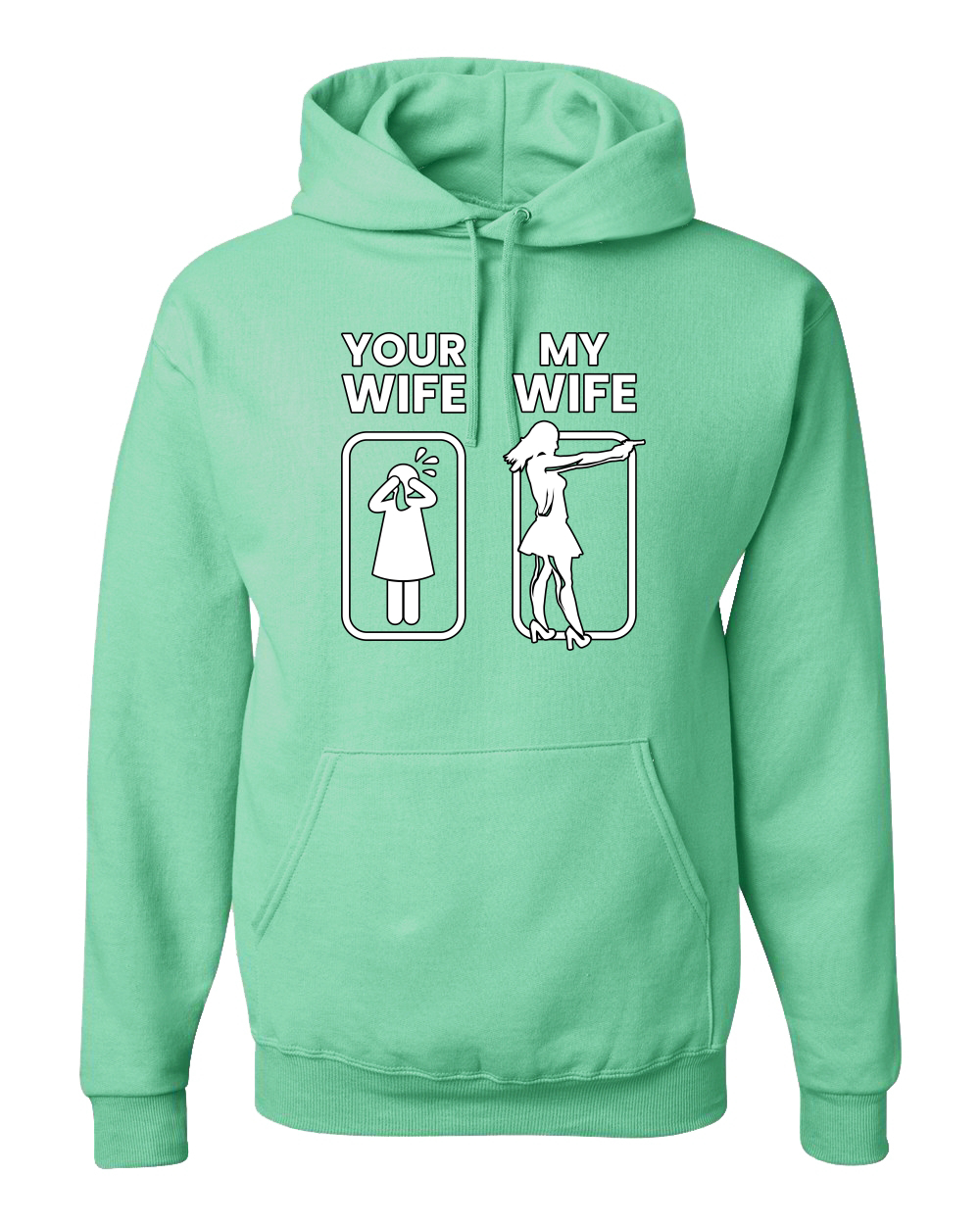 Your Wife VS My Wife Funny Super Hero Unisex Sudadera con Capucha Sudadera - Imagen 23 de 27
