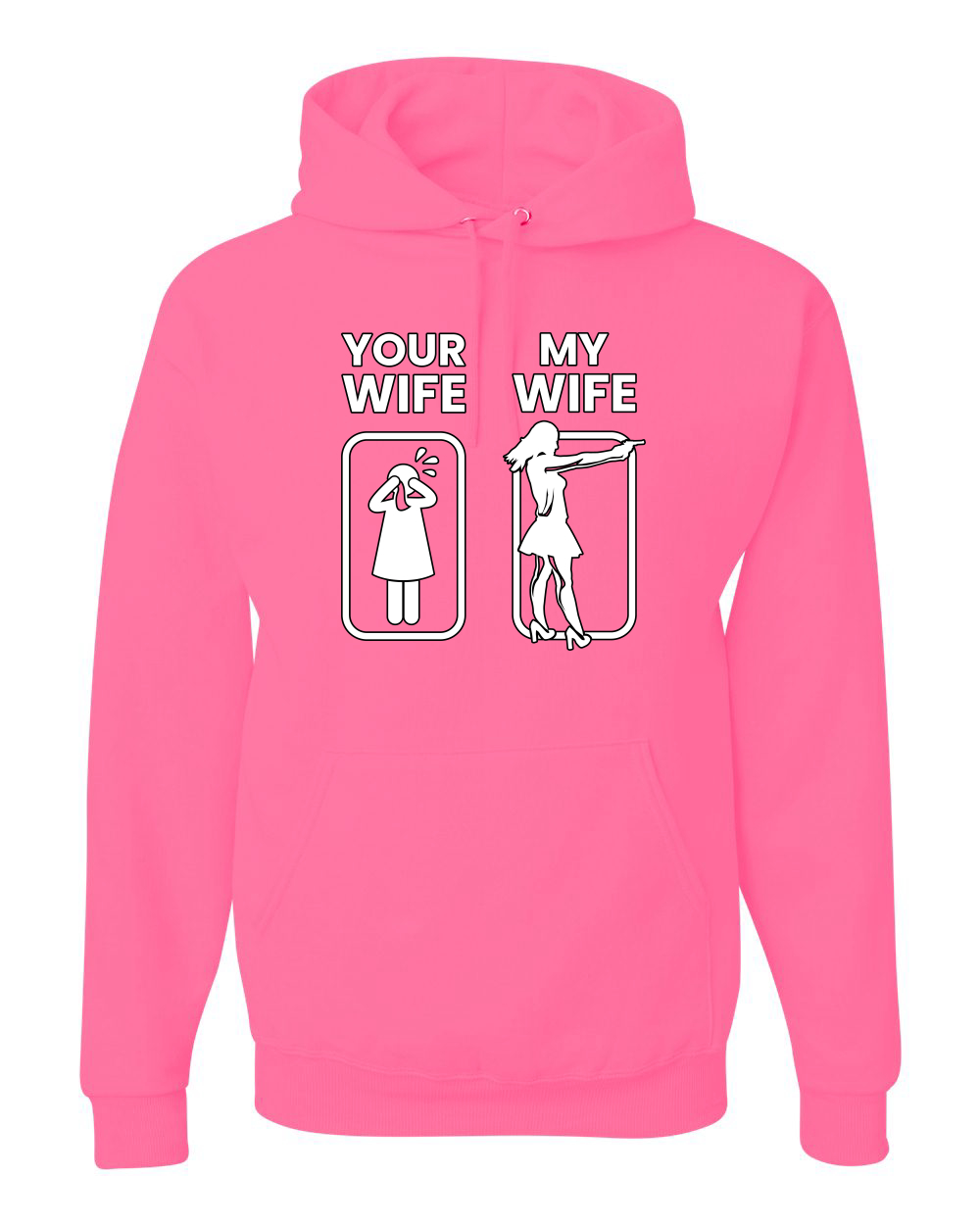 Your Wife VS My Wife Funny Super Hero Unisex Sudadera con Capucha Sudadera - Imagen 13 de 27