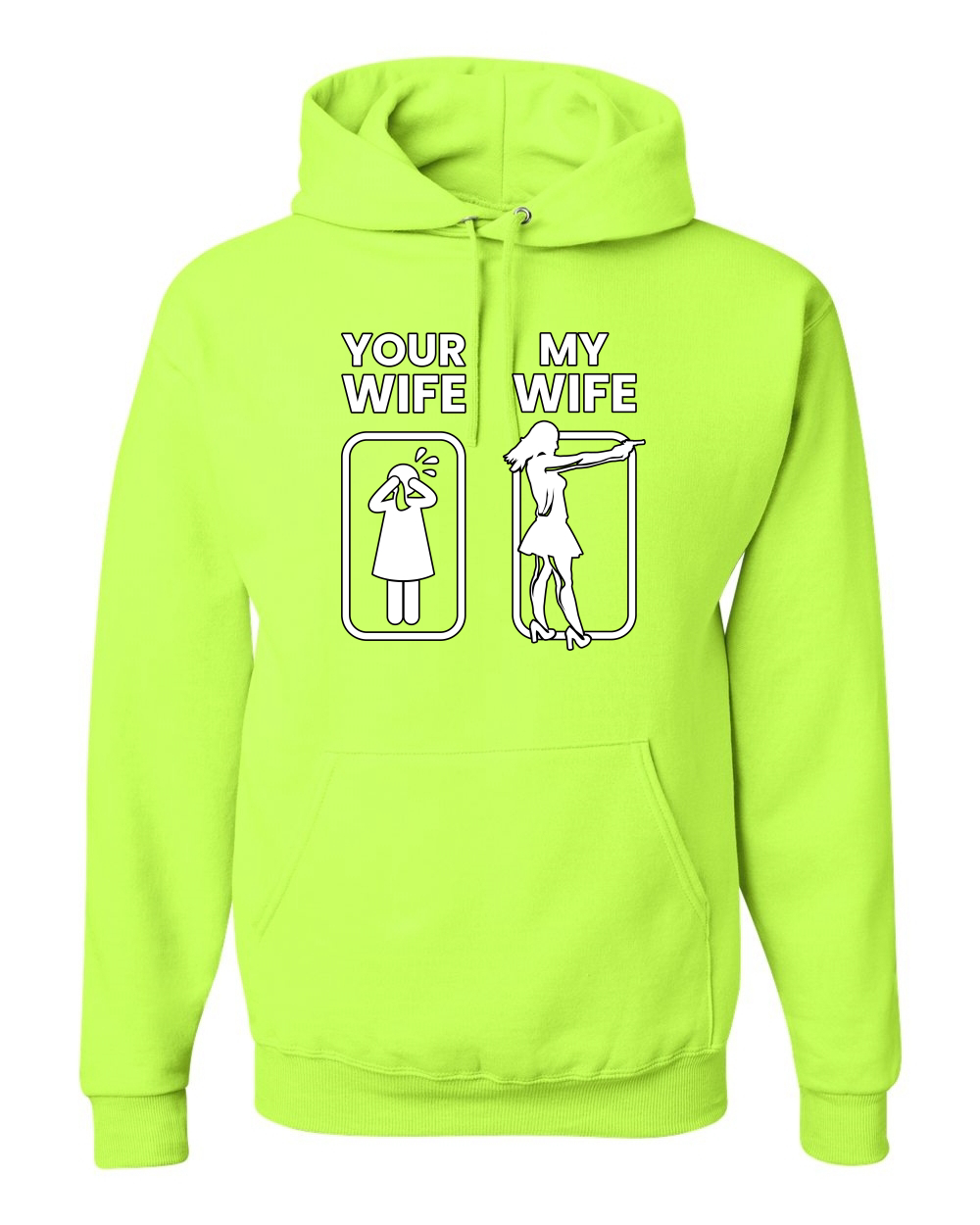 Your Wife VS My Wife Funny Super Hero Unisex Sudadera con Capucha Sudadera - Imagen 22 de 27