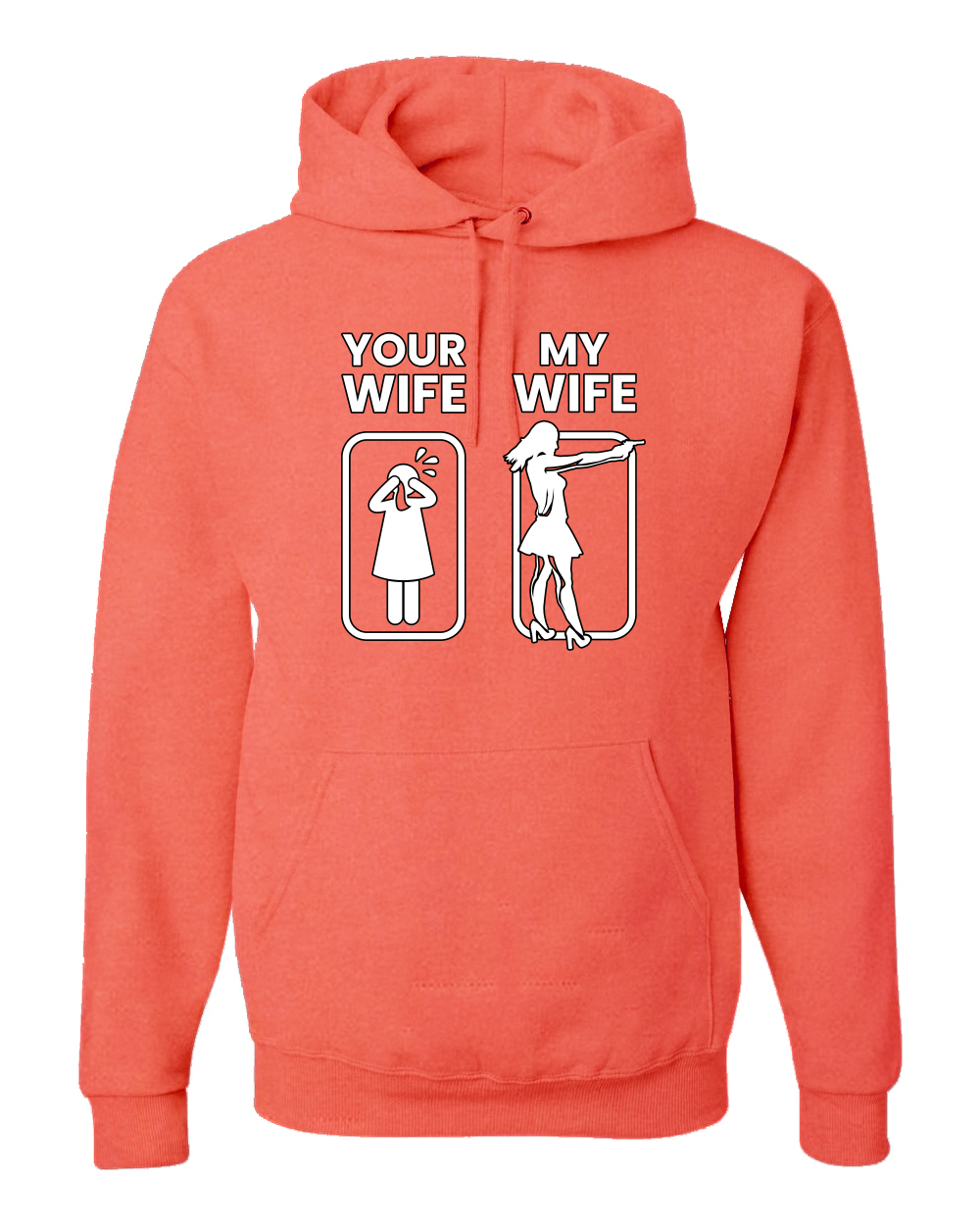 Your Wife VS My Wife Funny Super Hero Unisex Sudadera con Capucha Sudadera - Imagen 26 de 27