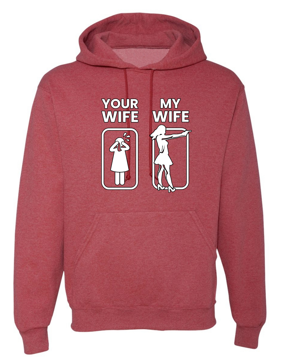 Your Wife VS My Wife Funny Super Hero Unisex Sudadera con Capucha Sudadera - Imagen 20 de 27