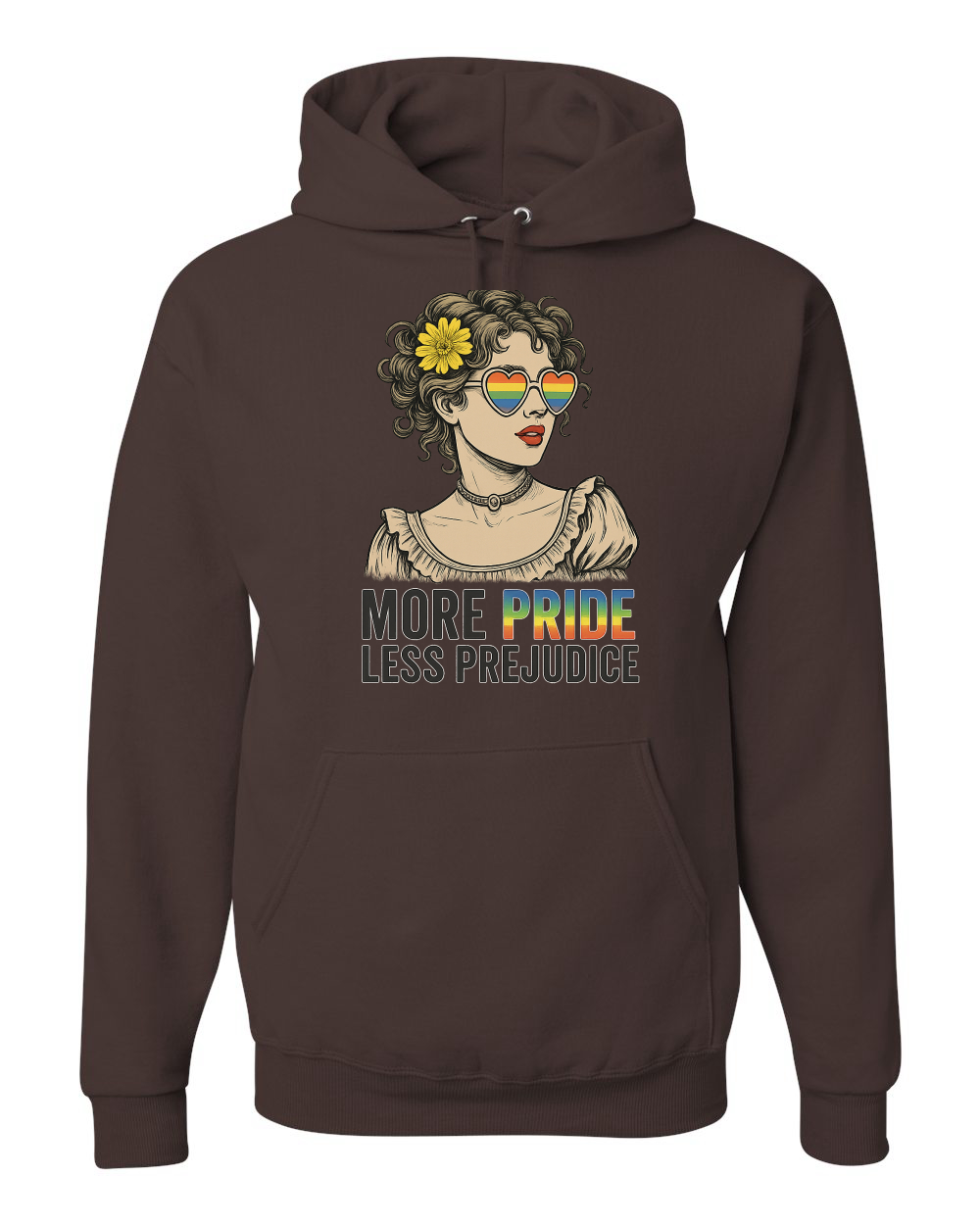 More Pride Less Prejudice LGBT Pride Month Rainbow Unisex Sudadera con Capucha Sudadera - Imagen 22 de 28
