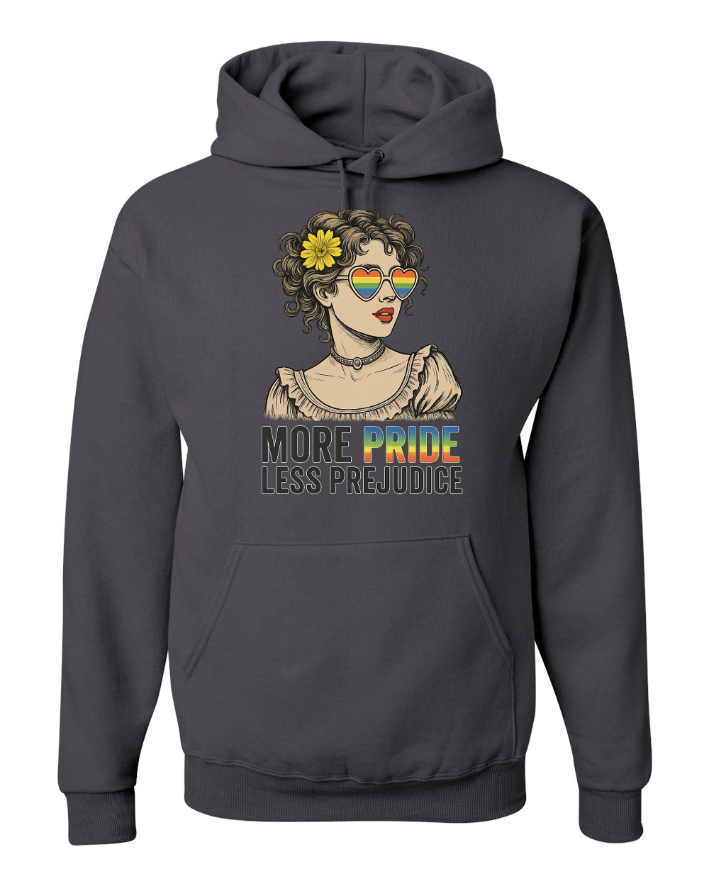 More Pride Less Prejudice LGBT Pride Month Rainbow Unisex Sudadera con Capucha Sudadera - Imagen 4 de 28