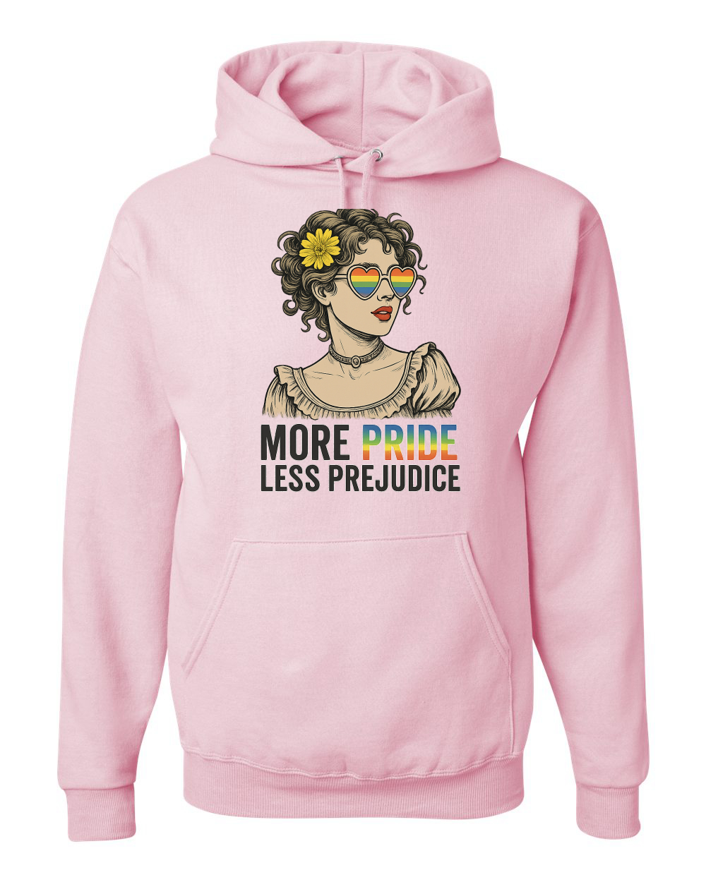 More Pride Less Prejudice LGBT Pride Month Rainbow Unisex Sudadera con Capucha Sudadera - Imagen 10 de 28
