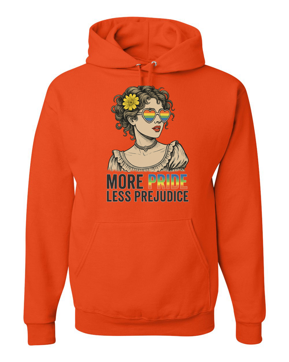More Pride Less Prejudice LGBT Pride Month Rainbow Unisex Sudadera con Capucha Sudadera - Imagen 14 de 28
