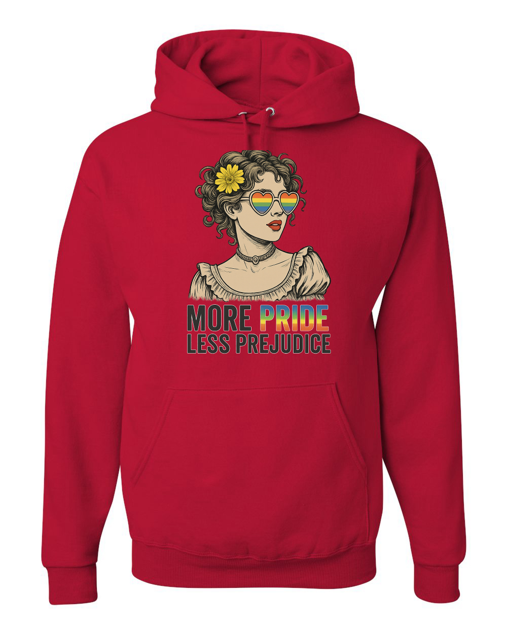 More Pride Less Prejudice LGBT Pride Month Rainbow Unisex Sudadera con Capucha Sudadera - Imagen 16 de 28