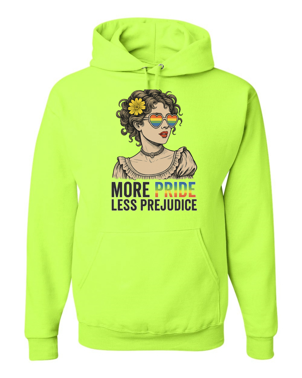 More Pride Less Prejudice LGBT Pride Month Rainbow Unisex Sudadera con Capucha Sudadera - Imagen 23 de 28