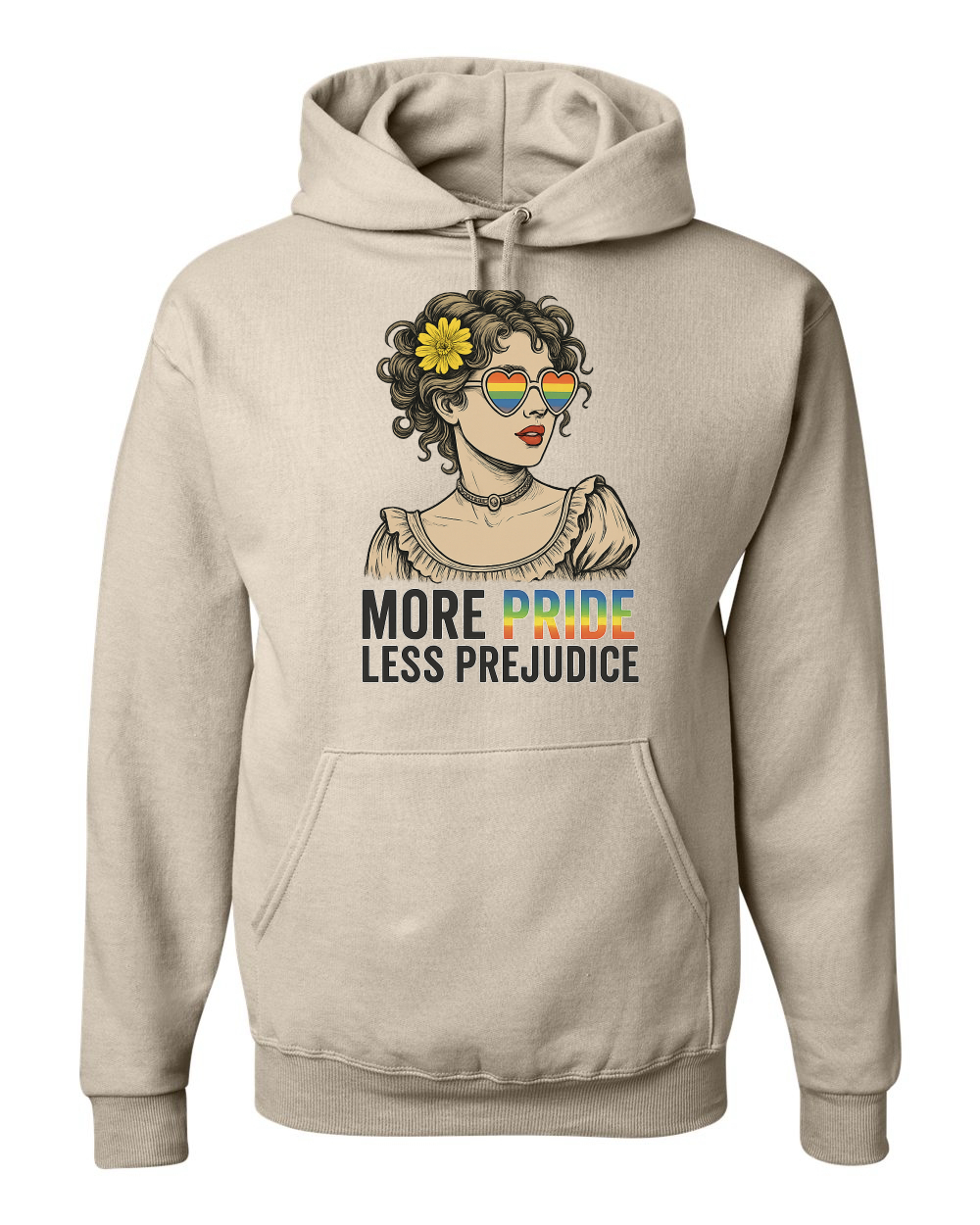 More Pride Less Prejudice LGBT Pride Month Rainbow Unisex Sudadera con Capucha Sudadera - Imagen 26 de 28