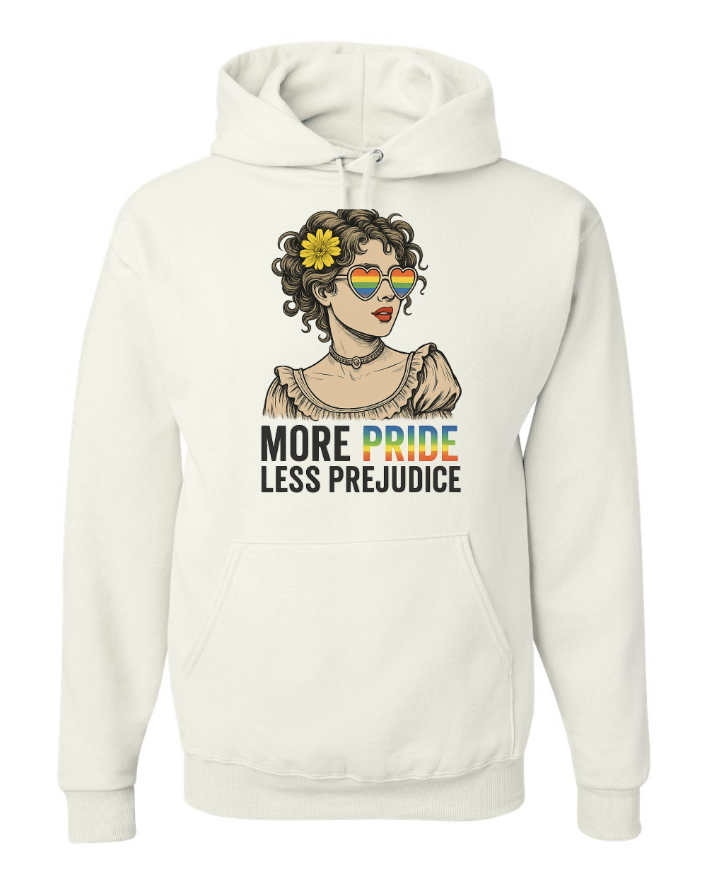 More Pride Less Prejudice LGBT Pride Month Rainbow Unisex Sudadera con Capucha Sudadera - Imagen 21 de 28