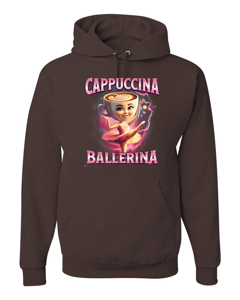 Cappuccina Bailarina Divertida Bailarina Café Rot Divertida Sudadera con Capucha - Imagen 22 de 28