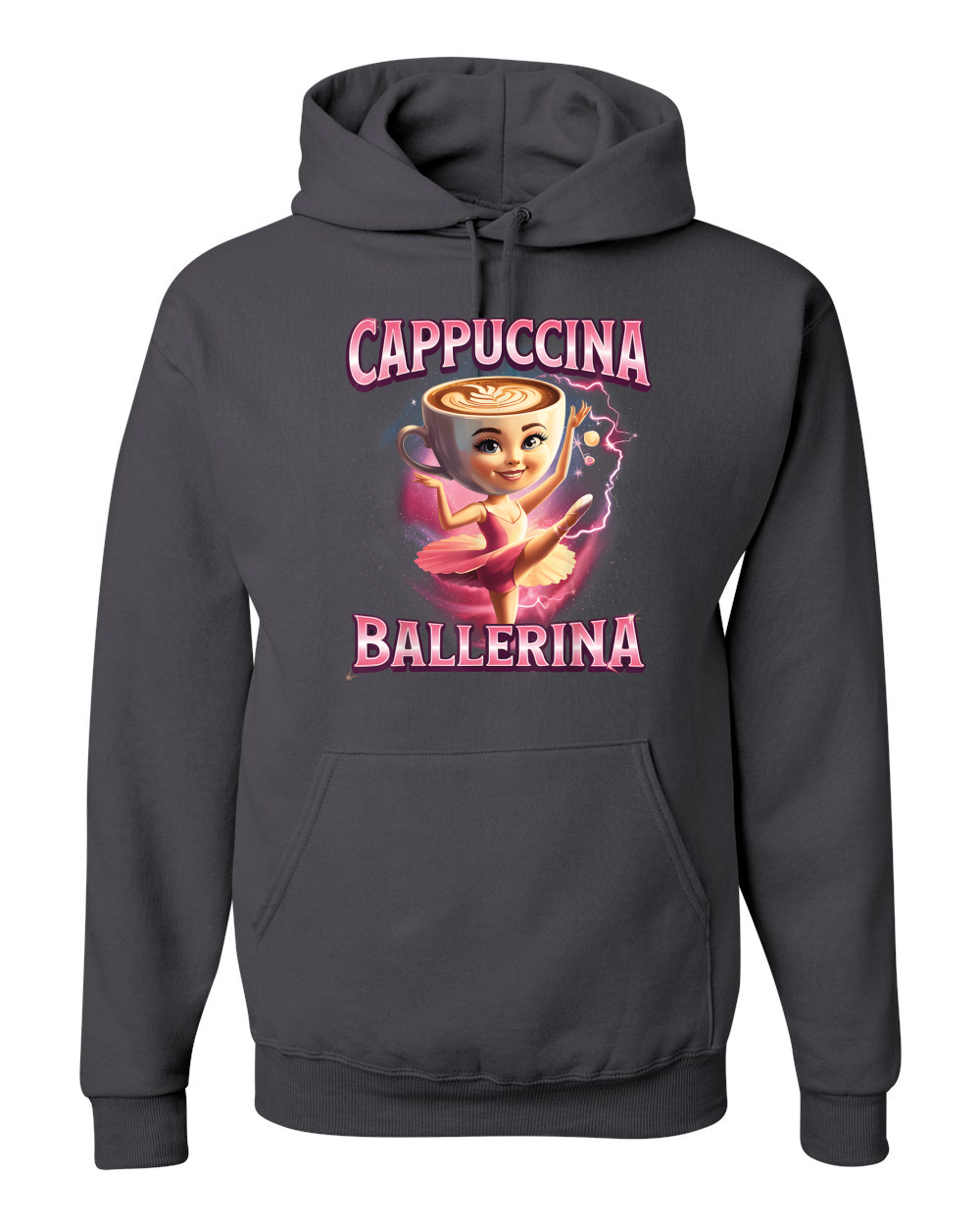 Cappuccina Bailarina Divertida Bailarina Café Rot Divertida Sudadera con Capucha - Imagen 4 de 28