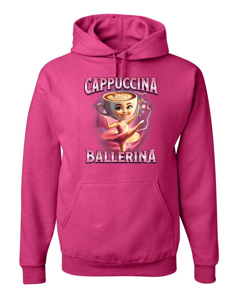 Cappuccina Bailarina Divertida Bailarina Café Rot Divertida Sudadera con Capucha - Imagen 6 de 28
