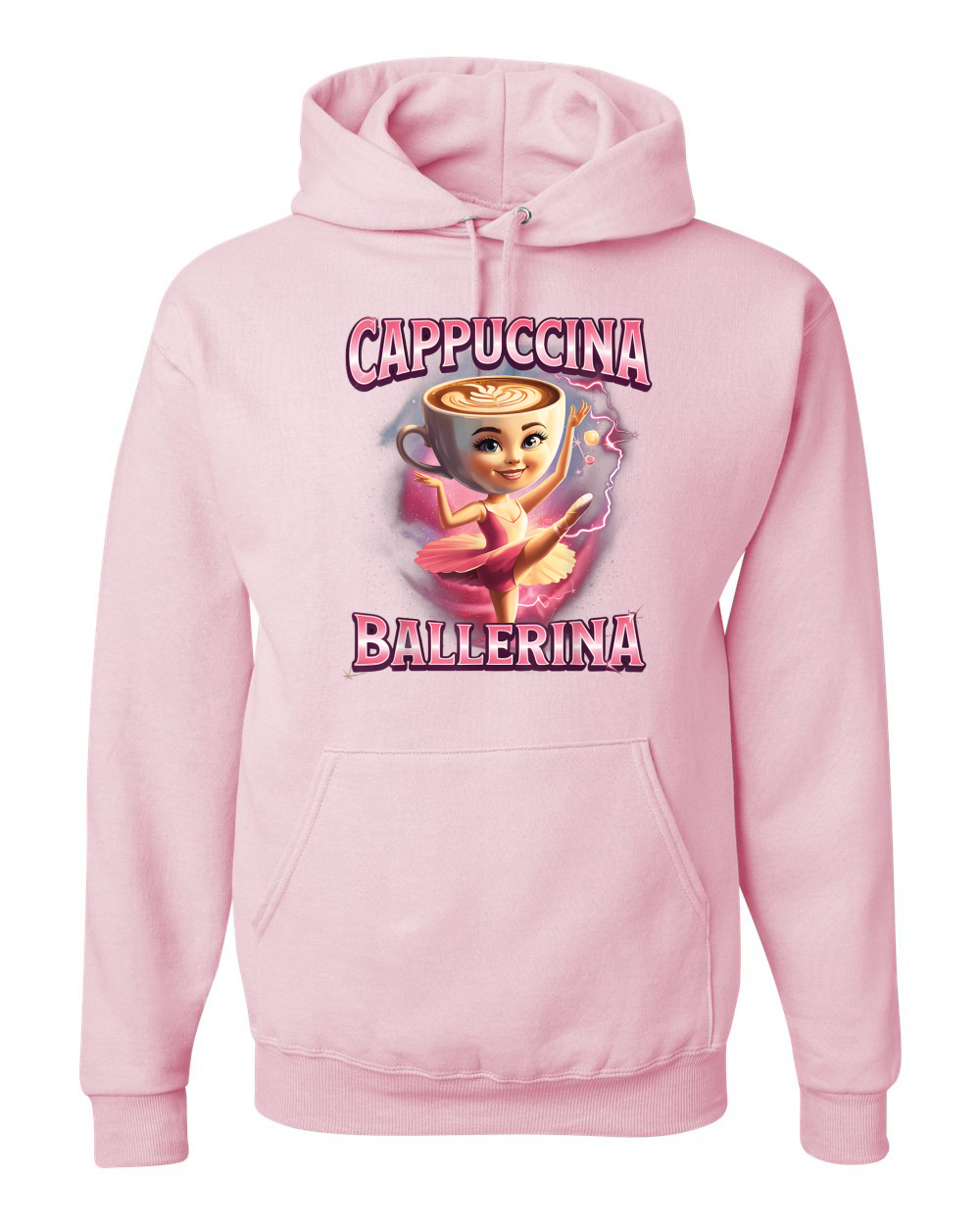 Cappuccina Bailarina Divertida Bailarina Café Rot Divertida Sudadera con Capucha - Imagen 10 de 28