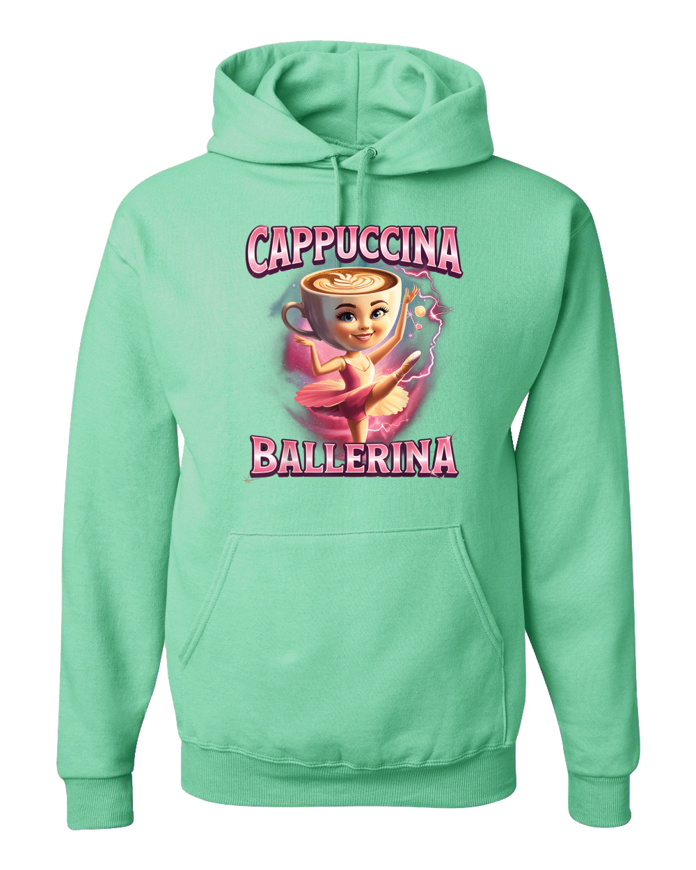 Cappuccina Bailarina Divertida Bailarina Café Rot Divertida Sudadera con Capucha - Imagen 24 de 28