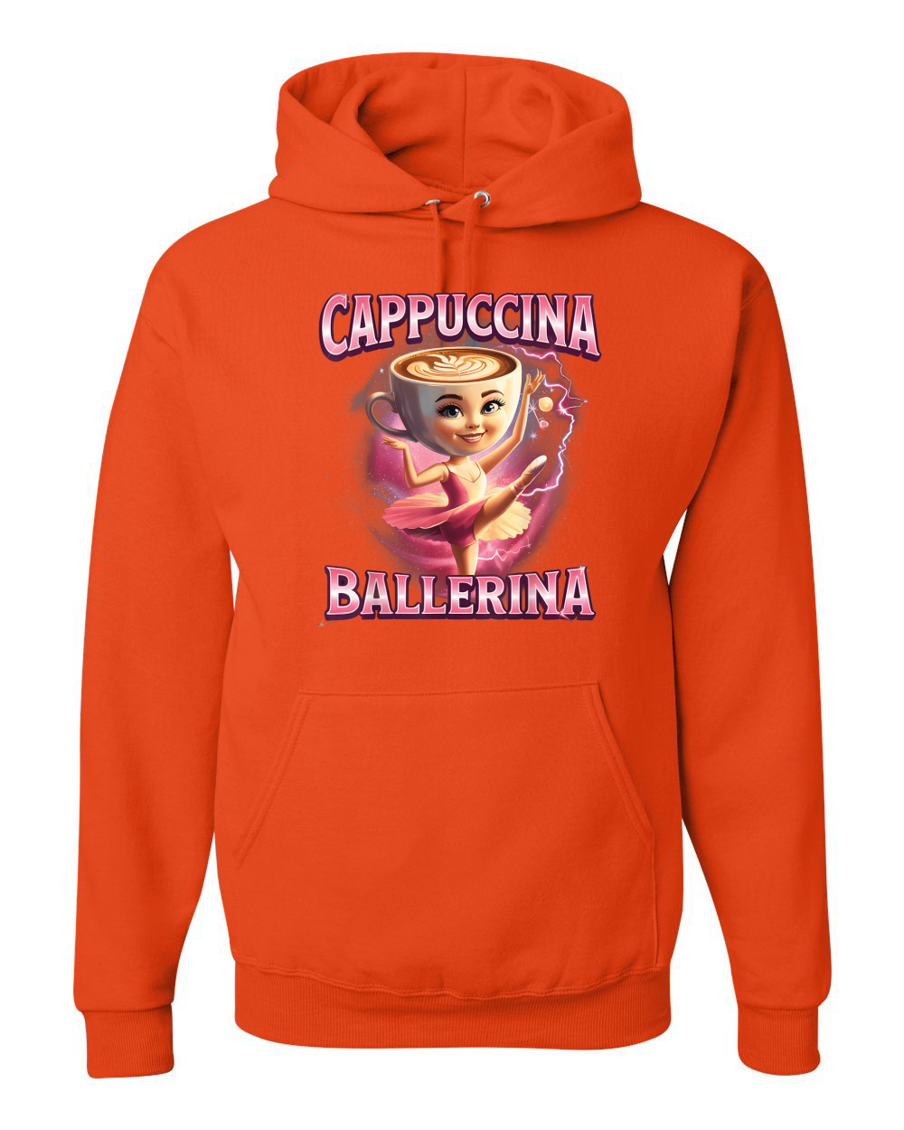 Cappuccina Bailarina Divertida Bailarina Café Rot Divertida Sudadera con Capucha - Imagen 14 de 28