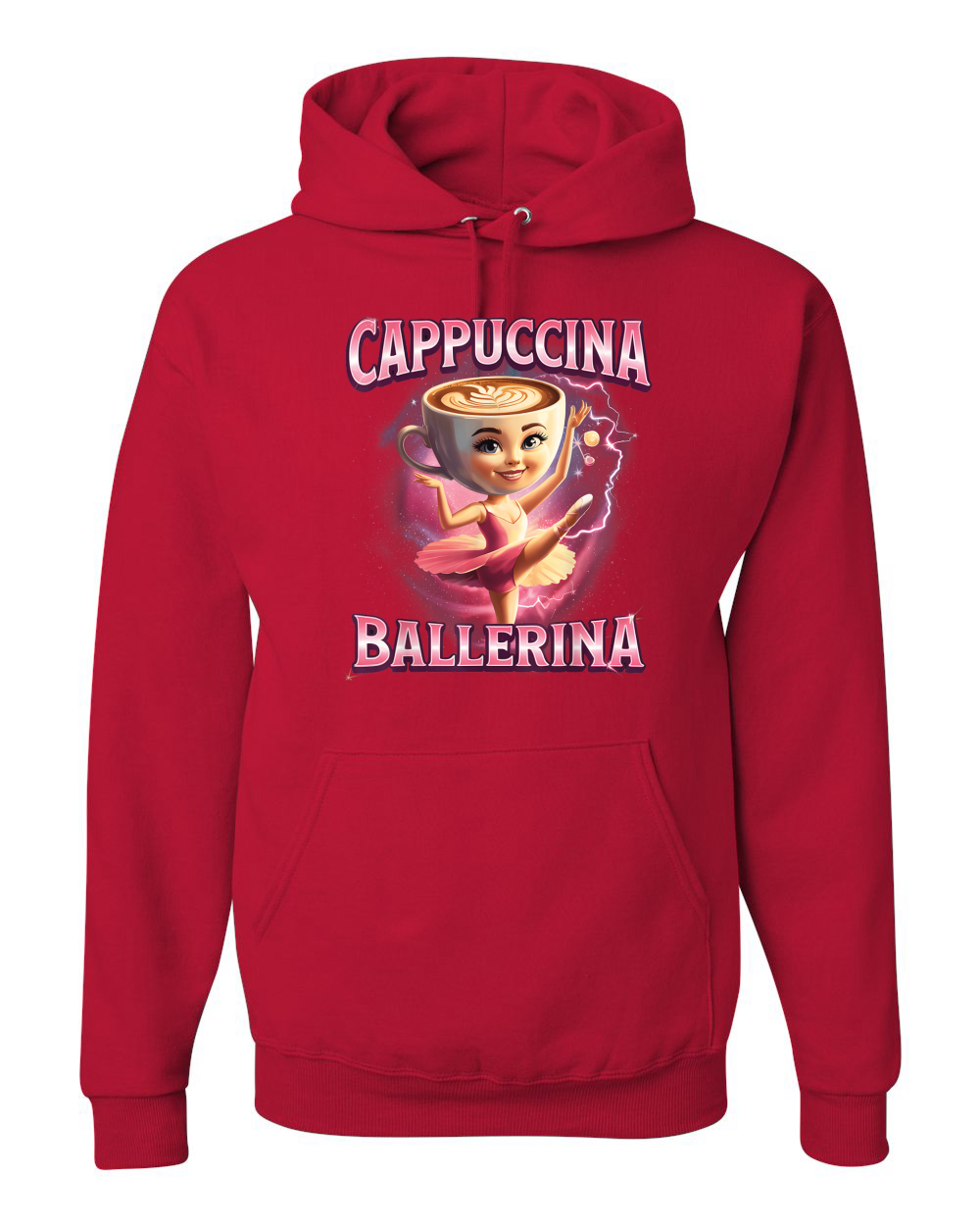 Cappuccina Bailarina Divertida Bailarina Café Rot Divertida Sudadera con Capucha - Imagen 16 de 28