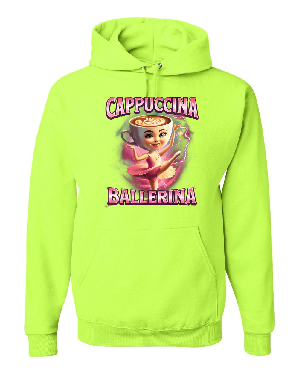Cappuccina Bailarina Divertida Bailarina Café Rot Divertida Sudadera con Capucha - Imagen 23 de 28