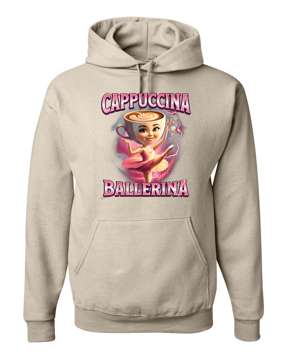 Cappuccina Bailarina Divertida Bailarina Café Rot Divertida Sudadera con Capucha - Imagen 26 de 28