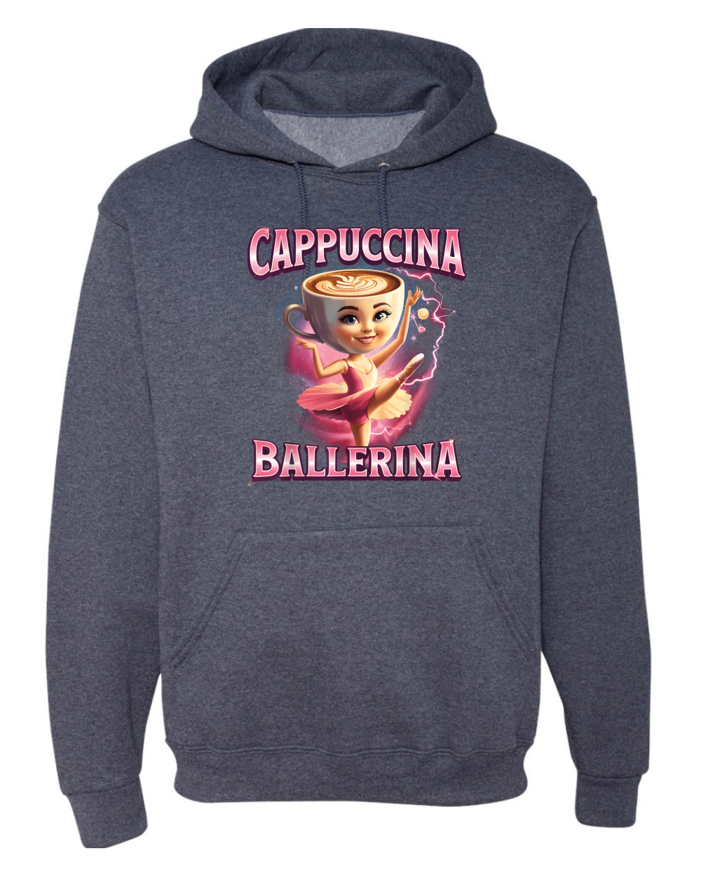 Cappuccina Bailarina Divertida Bailarina Café Rot Divertida Sudadera con Capucha - Imagen 19 de 28