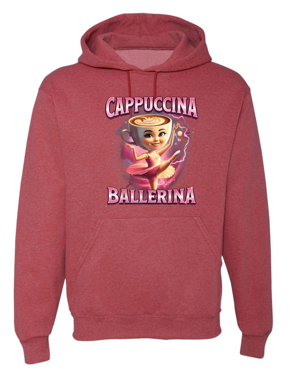 Cappuccina Bailarina Divertida Bailarina Café Rot Divertida Sudadera con Capucha - Imagen 20 de 28