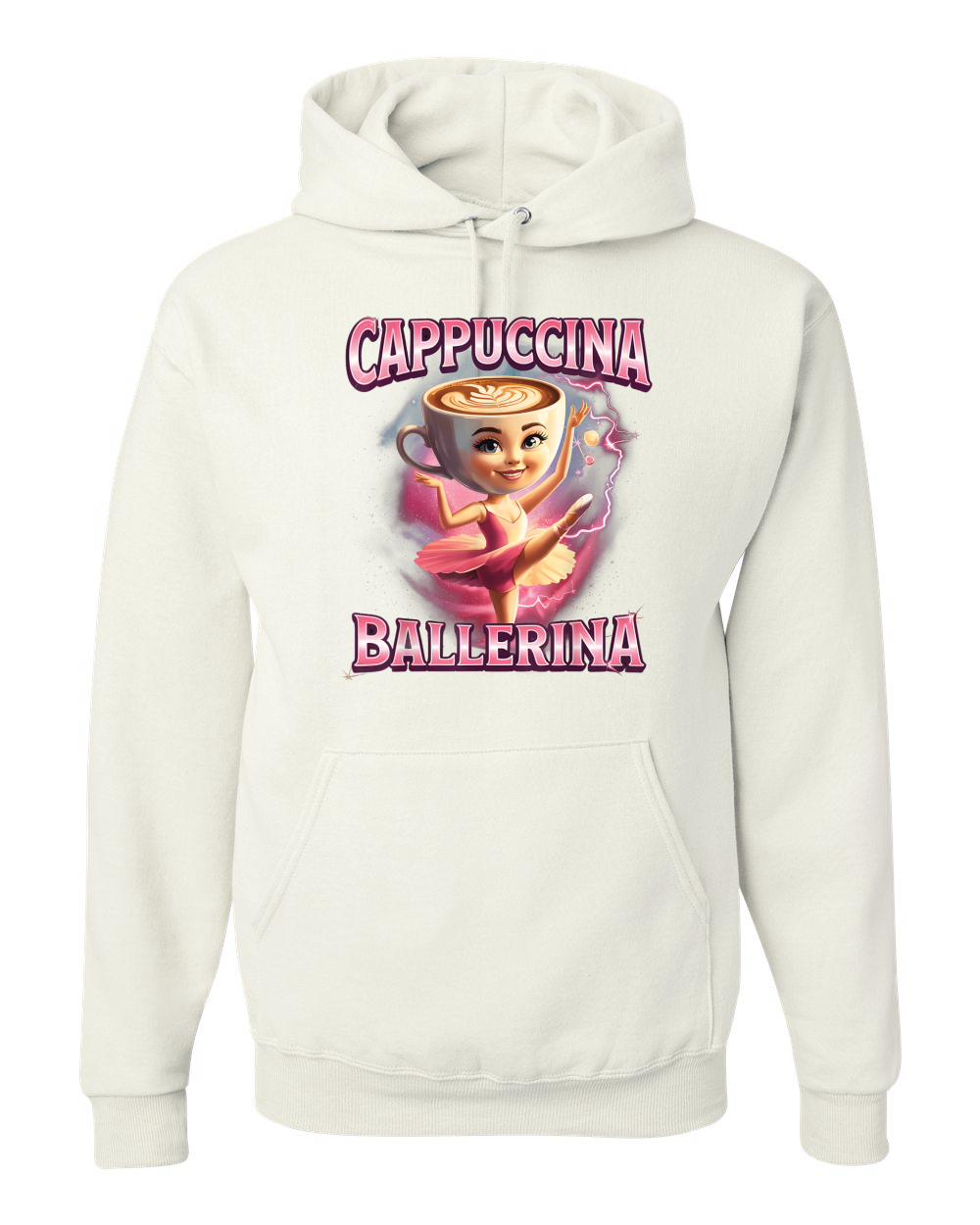 Cappuccina Bailarina Divertida Bailarina Café Rot Divertida Sudadera con Capucha - Imagen 21 de 28