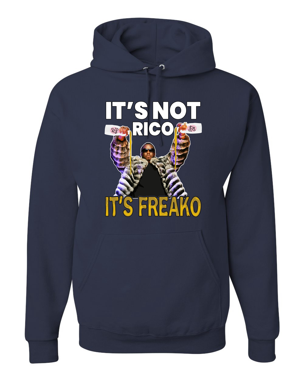 Sudadera con capucha It’s Not Rico It’s Freako Funny Diddy Meme - Imagen 12 de 28