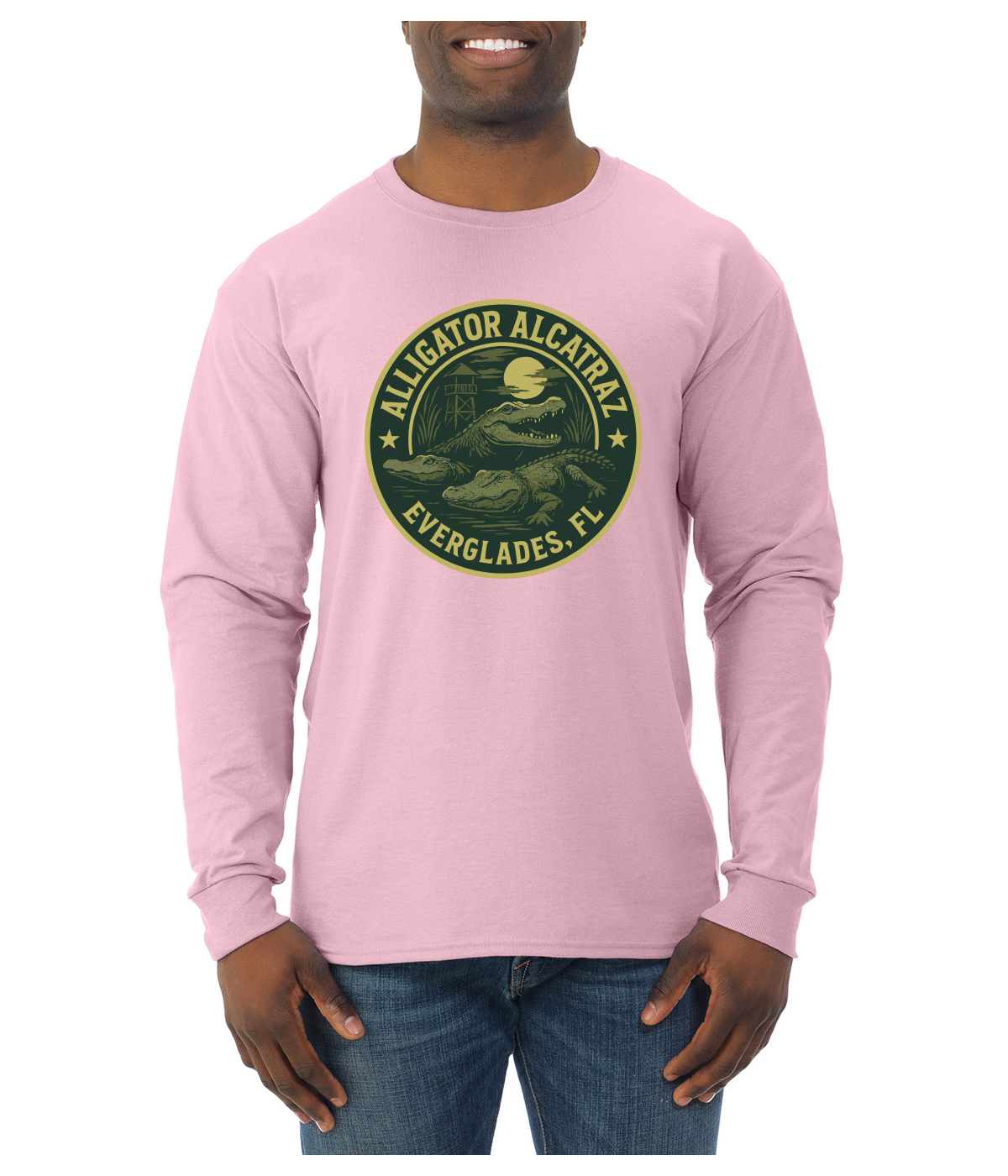 Camisa de manga larga Alligator Alcatraz Everglades Florida Swamp Adventure para hombre - Imagen 9 de 17