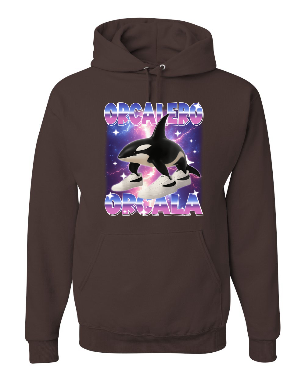Orcalero Orcala Brainrot Divertido Orca en Tenis Sudadera con Capucha Sudadera - Imagen 22 de 28