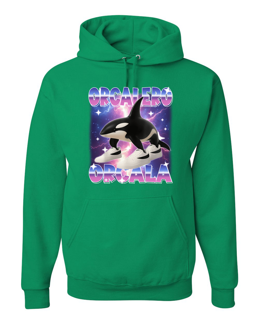 Orcalero Orcala Brainrot Divertido Orca en Tenis Sudadera con Capucha Sudadera - Imagen 9 de 28