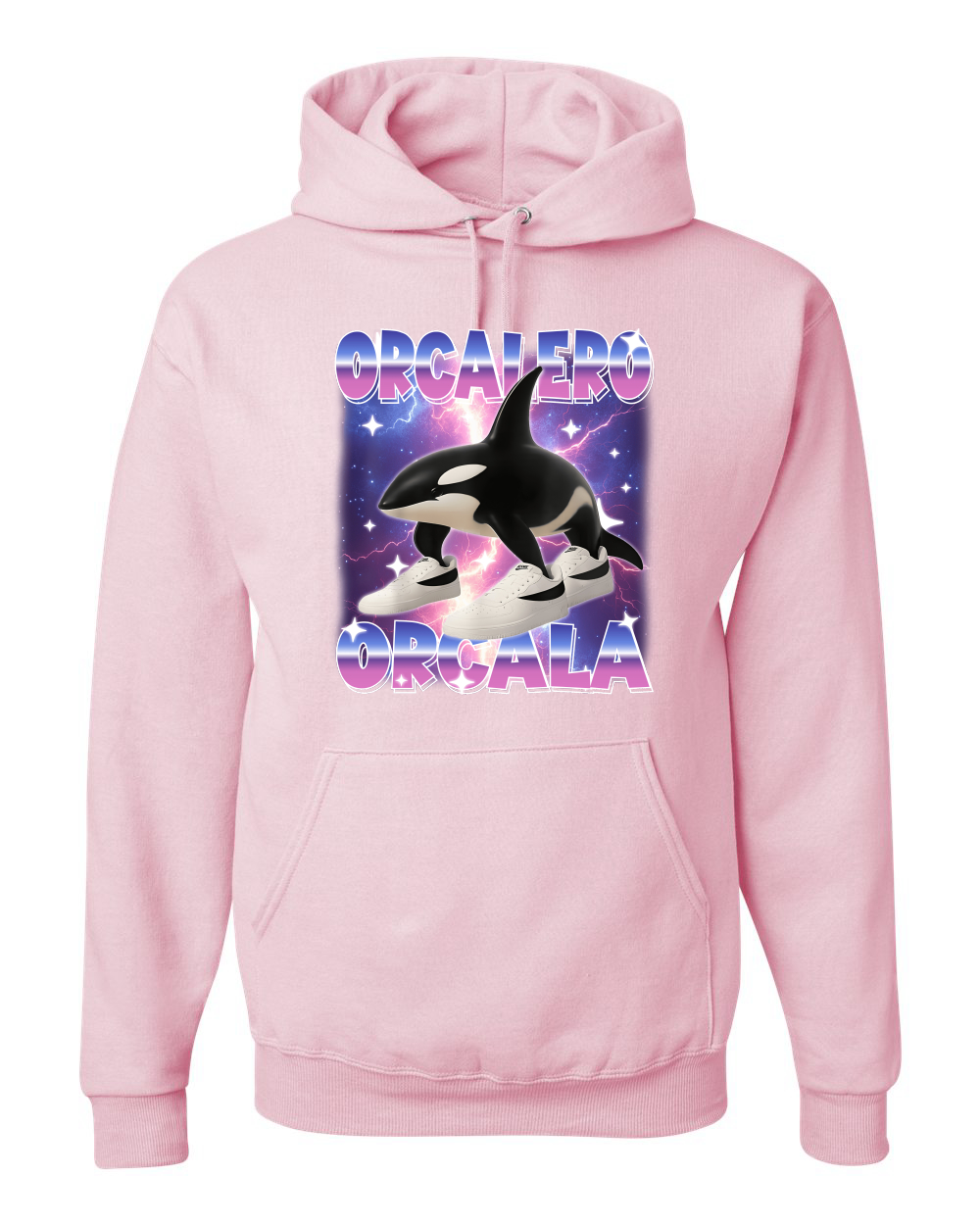 Orcalero Orcala Brainrot Divertido Orca en Tenis Sudadera con Capucha Sudadera - Imagen 10 de 28