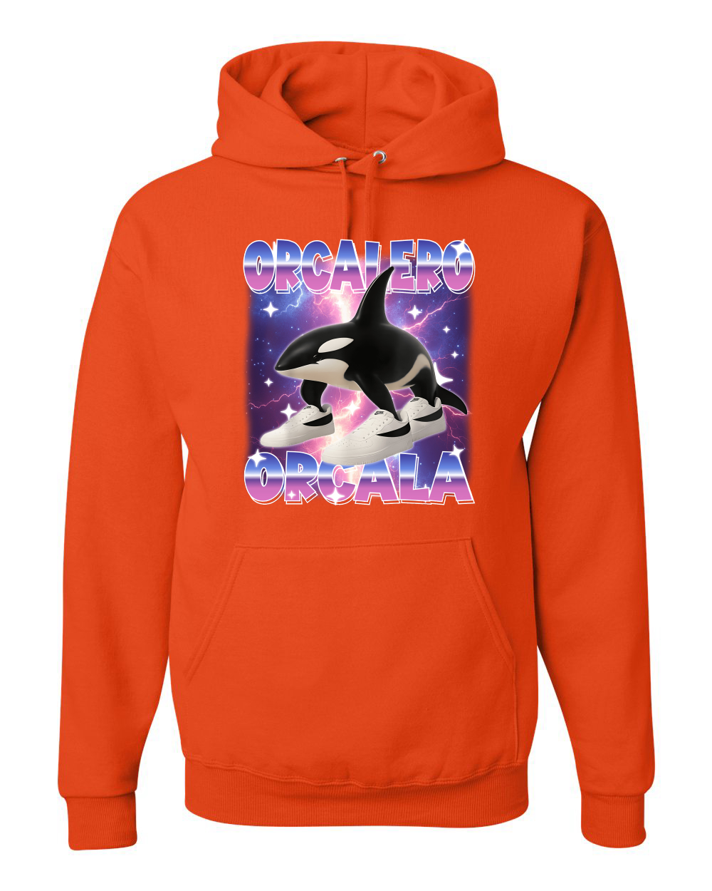 Orcalero Orcala Brainrot Divertido Orca en Tenis Sudadera con Capucha Sudadera - Imagen 14 de 28