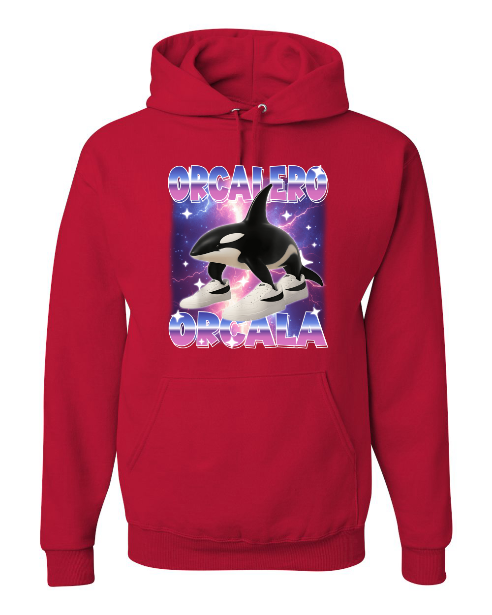 Orcalero Orcala Brainrot Divertido Orca en Tenis Sudadera con Capucha Sudadera - Imagen 16 de 28
