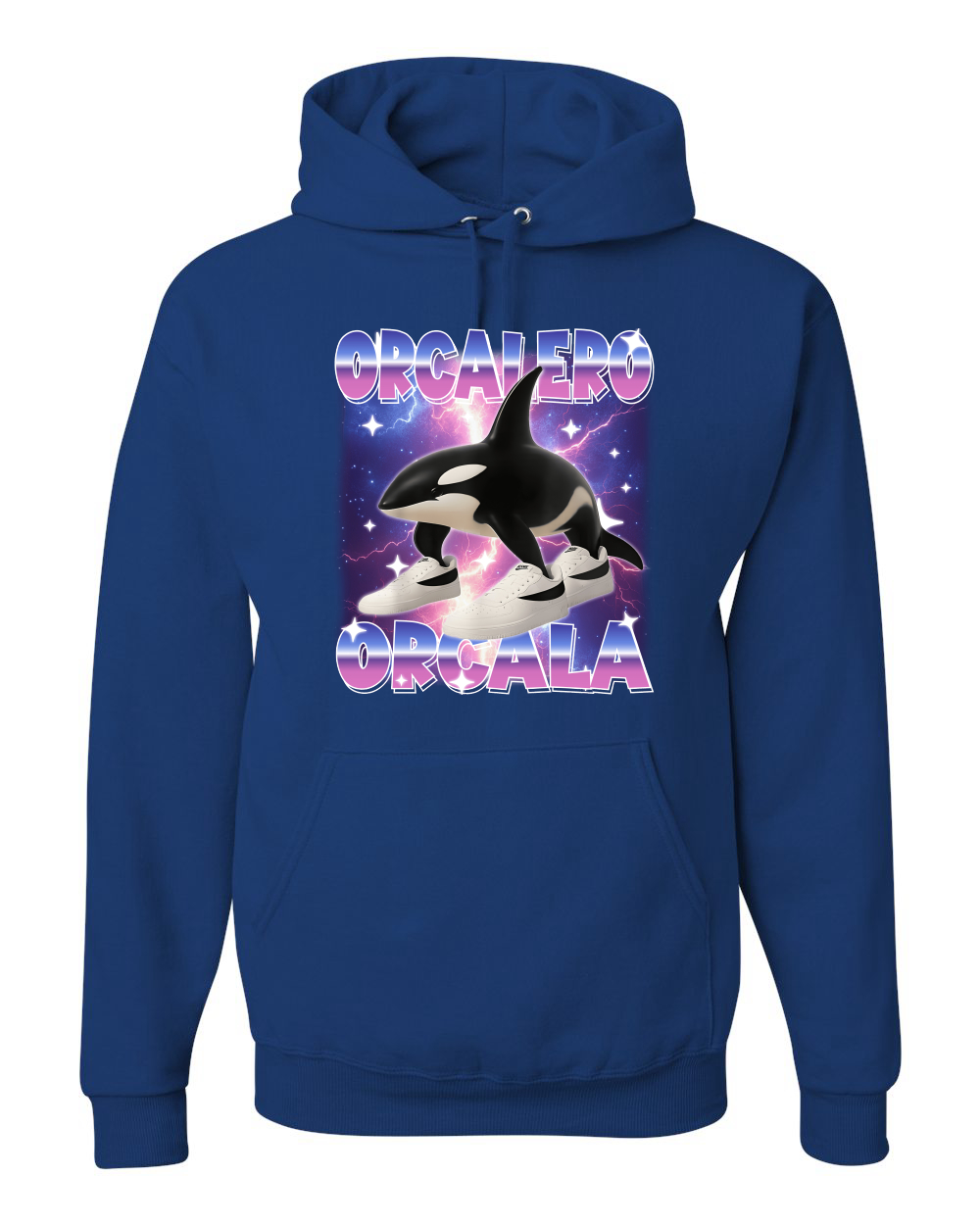 Orcalero Orcala Brainrot Divertido Orca en Tenis Sudadera con Capucha Sudadera - Imagen 17 de 28
