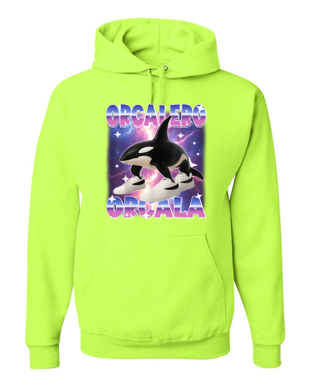 Orcalero Orcala Brainrot Divertido Orca en Tenis Sudadera con Capucha Sudadera - Imagen 23 de 28